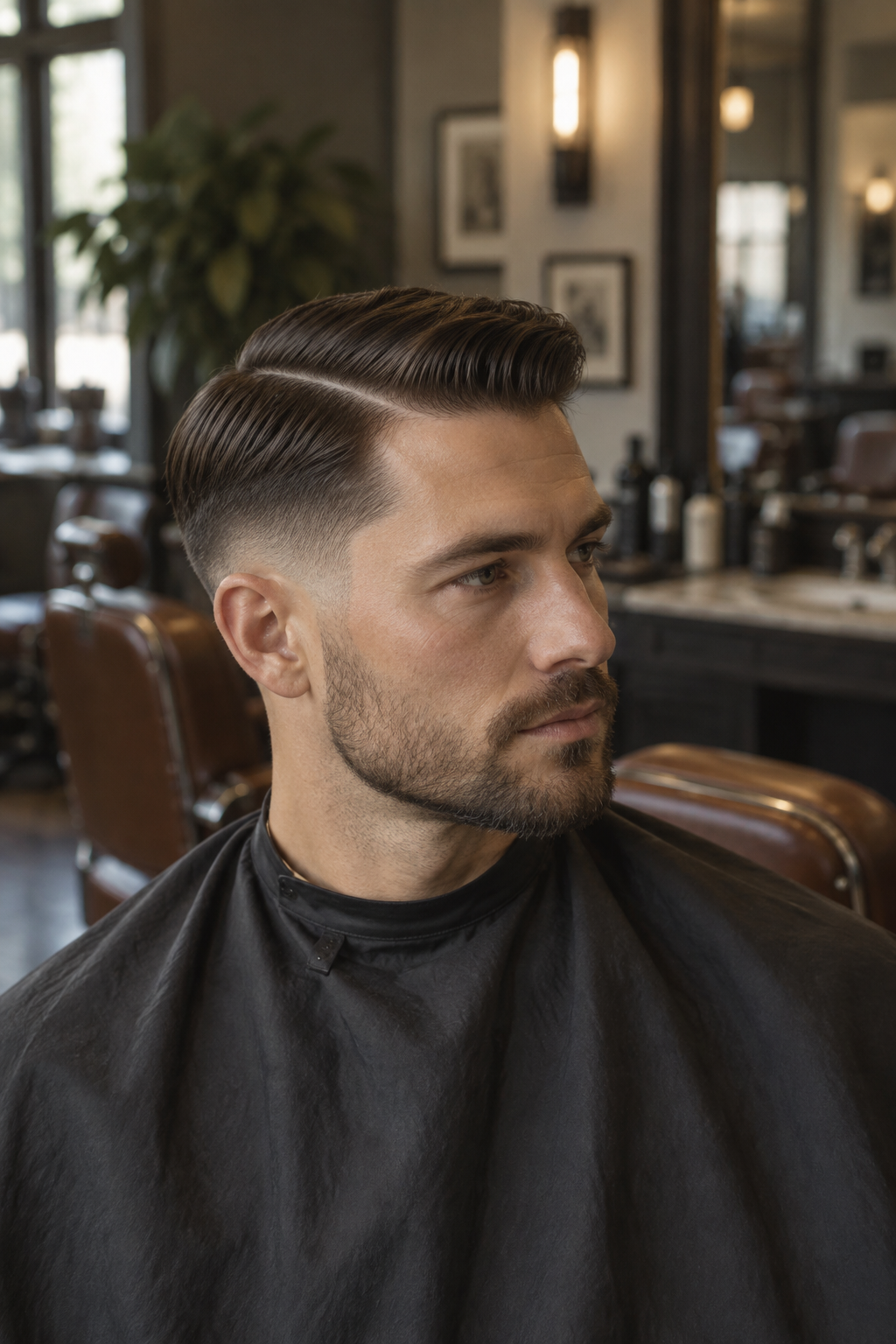 Classic taper haircut